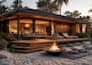 create stunning 3d beach house exterior rendering and visualization